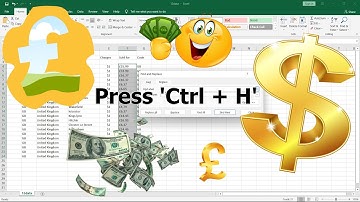 Excel Tutorial: How to Remove Dollar Sign & AutoSum Pound Characters 2  easy method Find and Replace