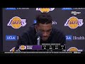 Malik Monk Postgame Interview | Los Angeles Lakers lose to the Houston Rockets 104-99