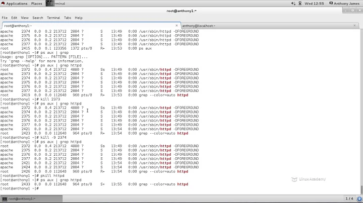 020  Identify CPU Memory Intensive Processes Adjust Process Priority with renice and kill Processes