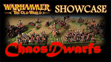Chaos Dwarfs Army Showcase | Warhammer The Old World |