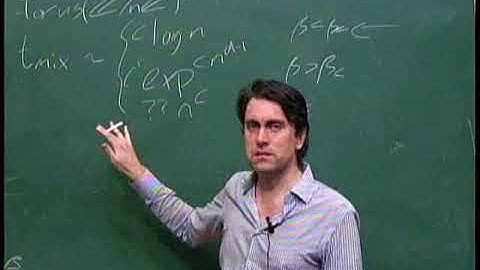 Discrete Markov Chains: mixing times and beyond - Allan Sly