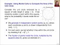 8 - The Monte Carlo Method Mathematical Definition
