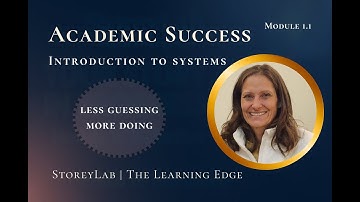 Module 1.1 Introduction to Systems | How To Build A System That Works | Academic Success