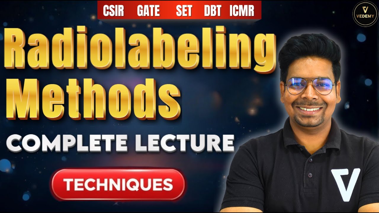 Radiolabeling Methods | L27 | Complete Lecture | Techniques | Dr. Virendra Singh | #vedemy #csir