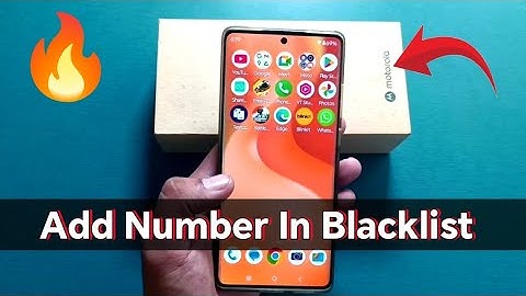 Motorola phone BLACKLIST SETTING | how to Add Number in Blacklist Moto phone