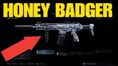 HOW TO MAKE THE *NEW* HONEY BADGER IN MODERN WARFARE!!