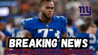 Breaking News: Giants' Evan Neal Under Scrutiny - Is He Living Up to Expectations?