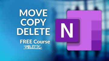 How to Move, Copy & Delete OneNote Pages and Sections