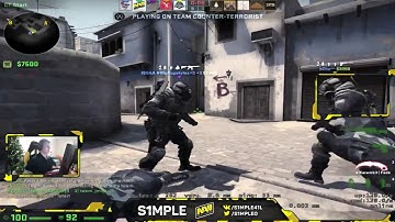CS:GO - s1mple plays FPL on Mirage