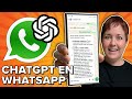 Usa ChatGPT en WhatsApp GRATIS!! SIN registro ni bajar APPS