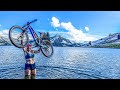 PREMIERE - ERSTE BIKE AUFNAHMEN GOPRO HERO 9 / IM BERGSEE BEI NEUSCHNEE / girls ride too update 2020