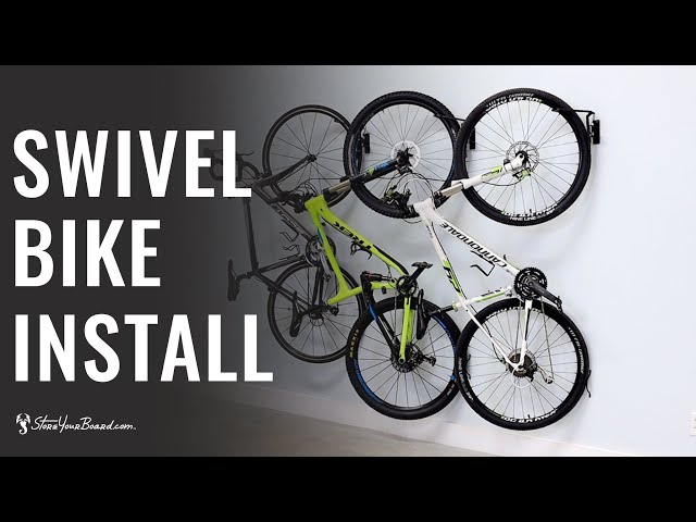 Swivel Mount Bike Storage Rack, Hanging Bike Rack Garage – StoreYourBoard