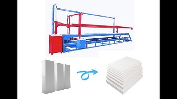 Automatic EPS block panel cutting machine