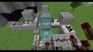 Minecraft Diagonal 4x4 Redstone Door Tutorial