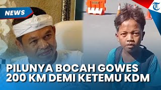 PILU! Sosok Bocah Nekat Gowes 200 KM Demi Ketemu Dedi Mulyadi, Ternyata Gegara Hal Ini