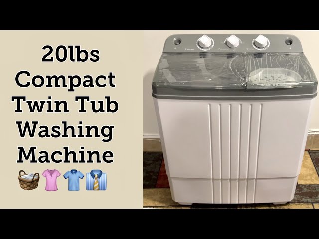 Costway EP22757 Portable Mini Washing Machine with Compact