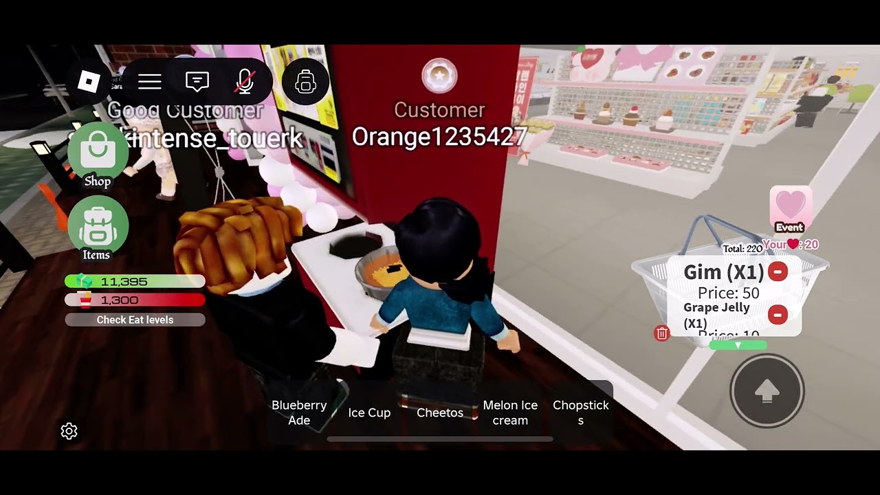 Only eating from my Korean ice cream store guess the theme