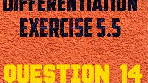 Class 12/ chapter 5 /continuity and differentiability/ exercise 5.5