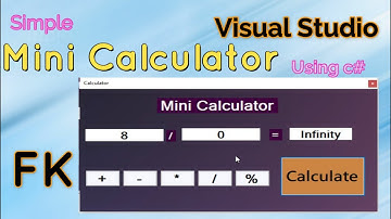 How to create simple calculator in c#  | Visual Studio 2019 | Urdu | Hindi
