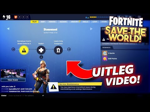 HOE SPEEL JE SAVE THE WORLD?! - Fortnite Save The World #4