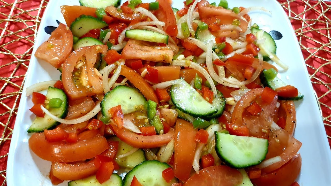 How to make vegetable salad/Easy and healthy salad recipes/The best