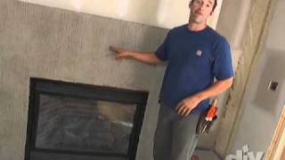 How to reface an existing fireplace with beautiful stacked stone. This video is part of Blog Cabin - Stacked Stone Fireplace show . 