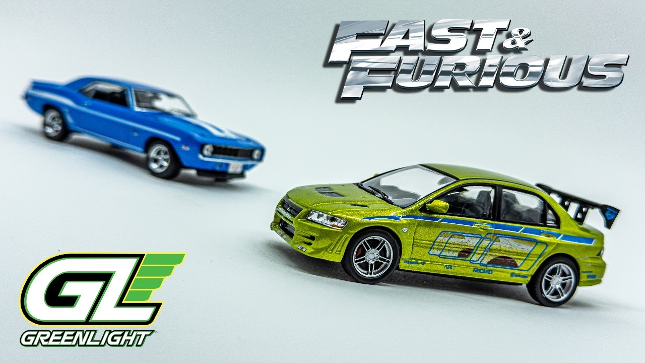 Unboxing 2 Fast 2 Furious Evo VS Camaro GreenLight 1:43 Diecast