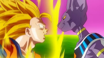 SSJ3 Goku Vs Beerus | DBZ Battle Of Gods