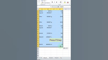 how to delete blank rows in #microsoft  #excel #msexcel #shorts #computer #education #tricks