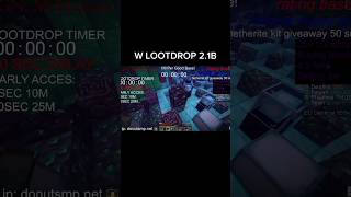 W LOOTDROP #donutsmp #lootdrop #live #minecraft #games #fun #cool