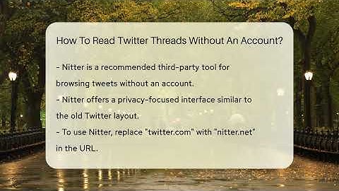 How To Read Twitter Threads Without An Account? - Everyday-Networking