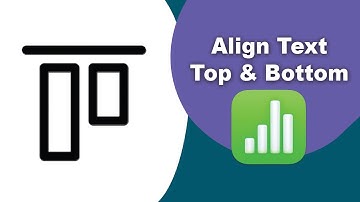 How to align text top and bottom in Apple Numbers (Spreadsheet) on Mac