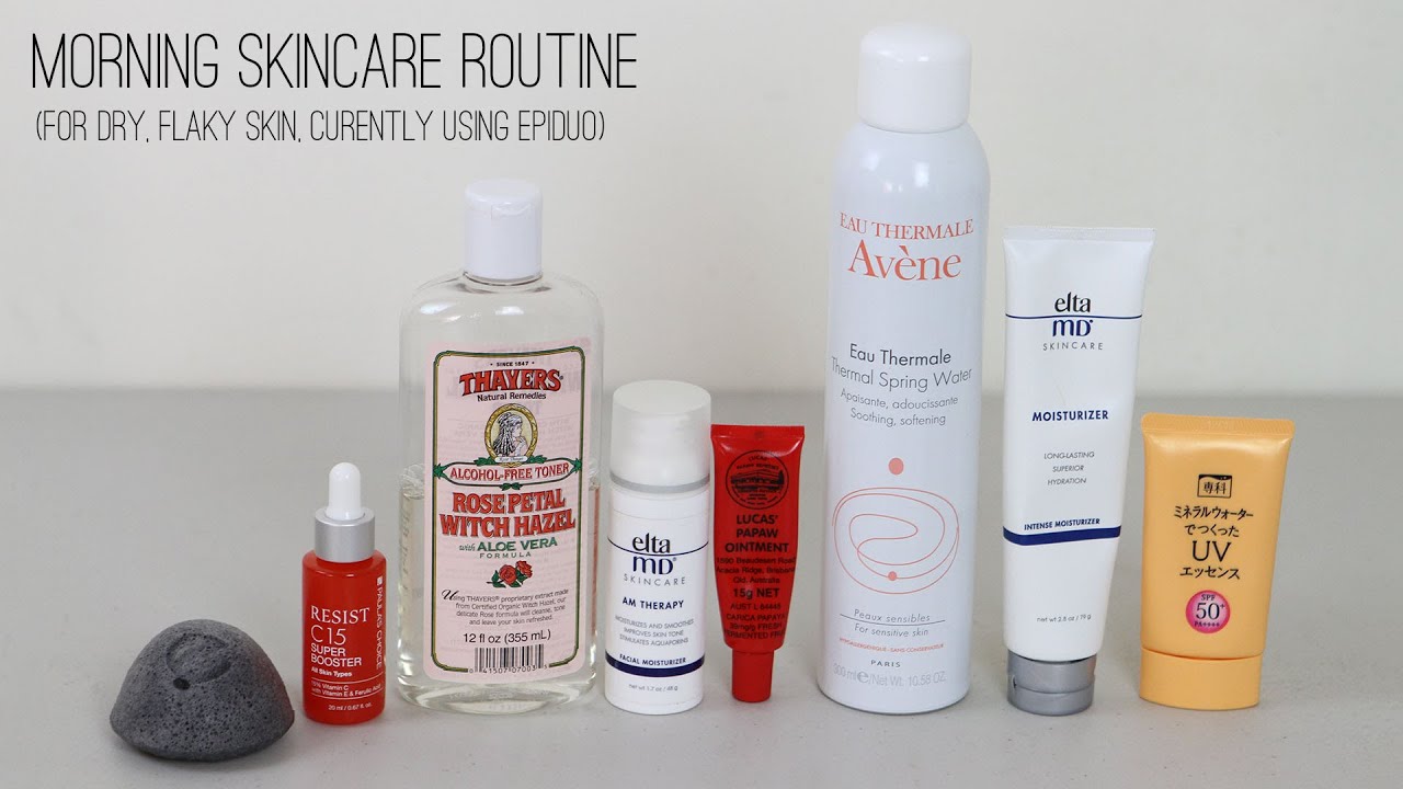 Morning Skincare Routine For Dry Skin Youtube