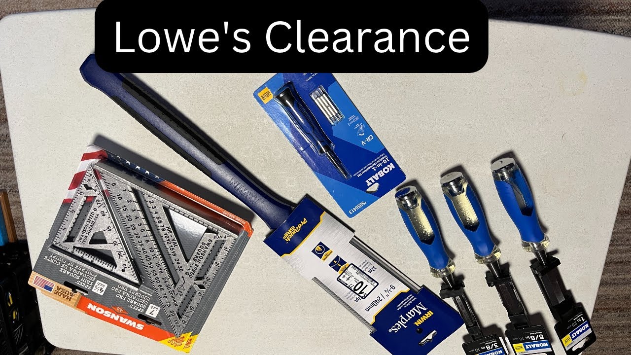 Clearance deals at Lowe's!! YouTube