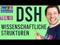 DSH | Wissenschaftliche Strukturen in der DSH Prüfung |  Teil 2  - Deutsch C1