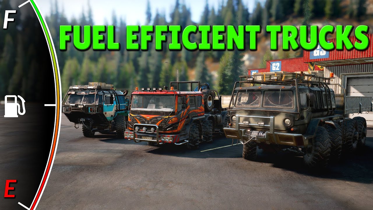 Top 5 Most Fuel Efficient Trucks In Snowrunner YouTube