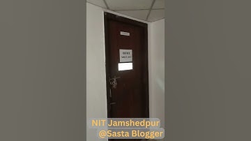 NIMCET 2023 Office Room 👀 || NIT Jamshedpur || #nimet || #mca || #students || #shorts || #2023