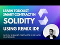 Create Todolist smart contract in Solidity using Remix IDE | Day 3 |  Struct and Array
