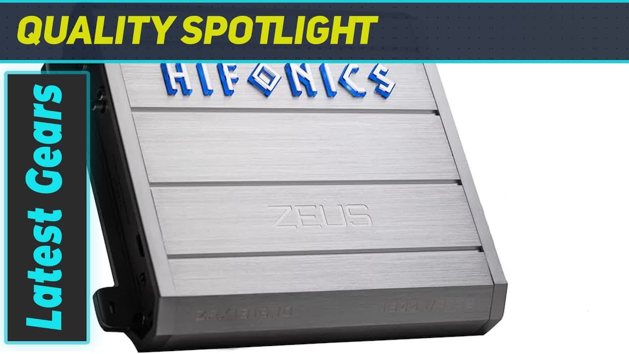 Hifonics ZRX1816.1D Zeus Mono Class-D Subwoofer Amplifier