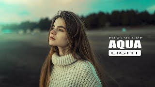 How To Create Photography Photoshop Photo Editing Aqua Light | Camera Raw Settings screenshot 4