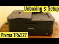 Canon TR4527 Unboxing, Setup & Quick test review.