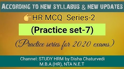Net 2020 hr expected mcq | UPRVUNL Aro practice MCQ | human resource code 55|HR previous year paper