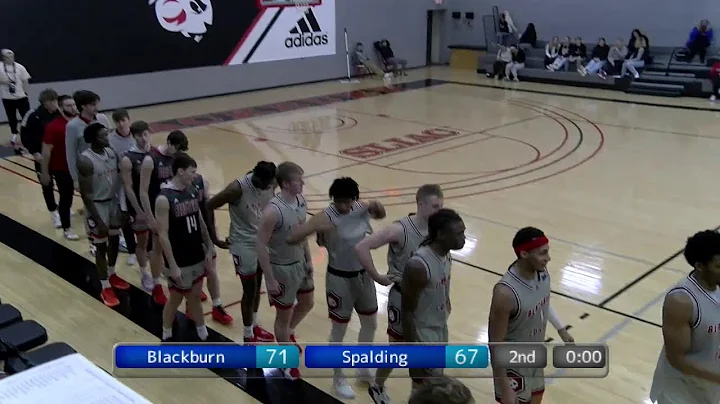 Blackburn College vs. Spalding University Men's Ba...