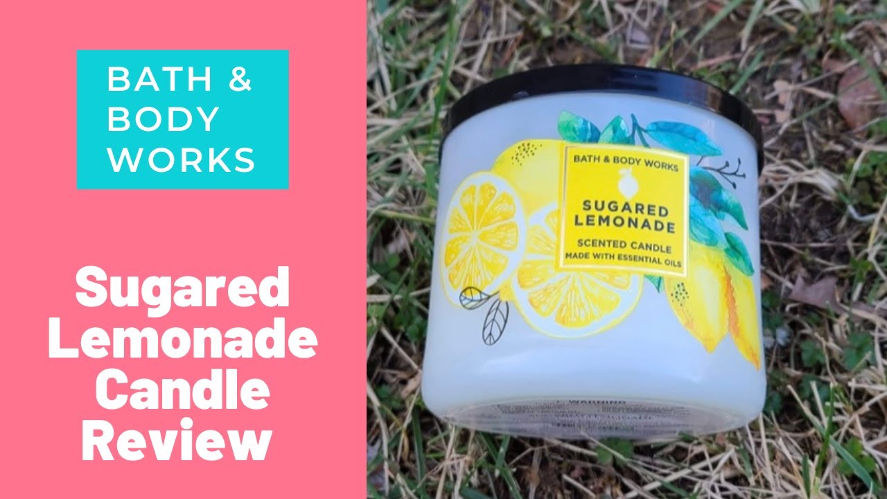 Bath & Body Works Sugared Lemonade Candle Review