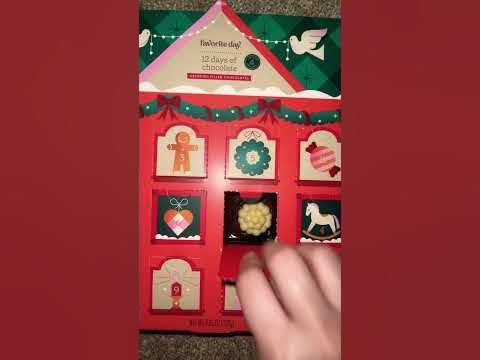 12 days of chocolate advent calendar part one - YouTube