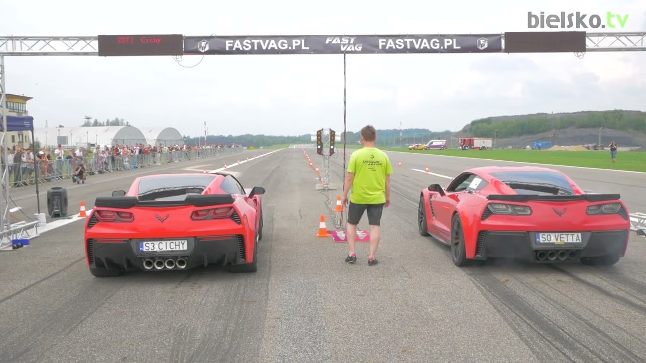 Wyścigi na 1/4 mili na lotnisku w Kaniowie - 28.08.2022