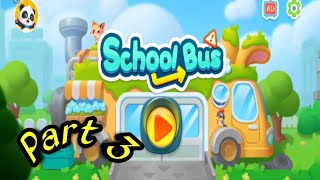 Baby panda school bus part 3 #trending #viral #gaming games 4u🔥🔥🔥 screenshot 3