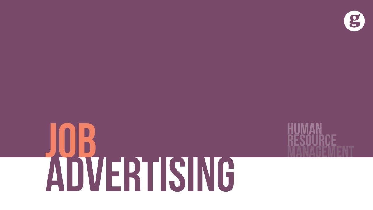 Job Advertising - YouTube