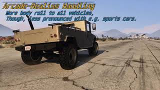 GTA V: Arcade-Realism Handling Mod screenshot 4