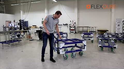 Pallet Cart with Raised Top Structure | FlexQube